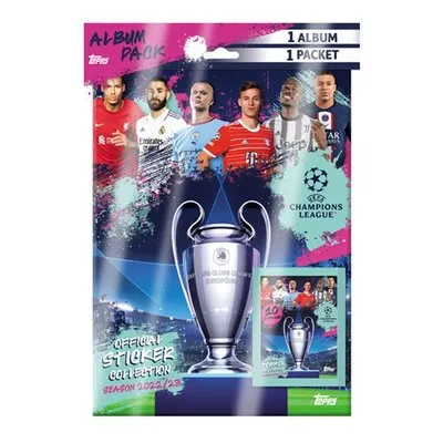 Topps UEFA Şampiyonlar Ligi 22/23 Sticker Başlangıç Paketi 